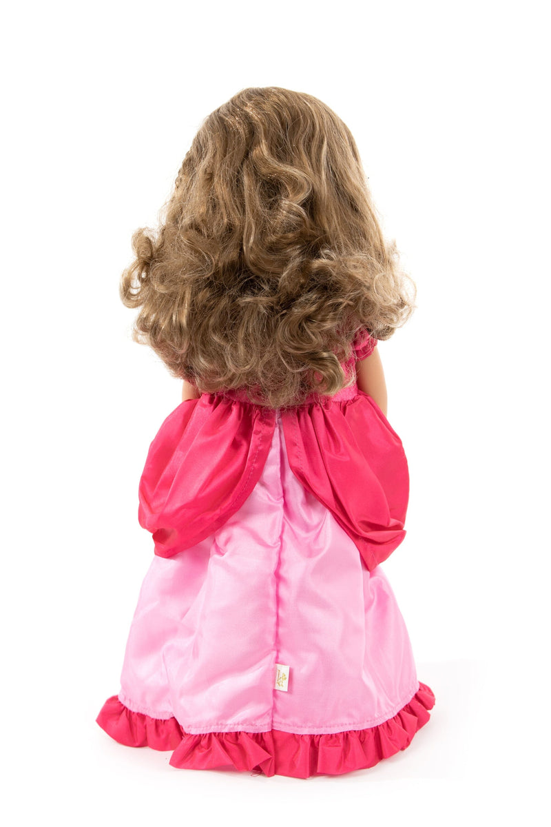 doll in pink dress Doll Dress Kingdom Princess – Little Adventures
