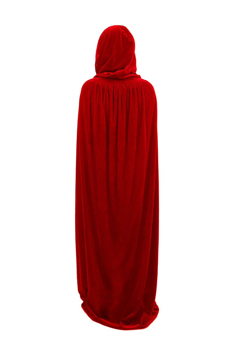 Deluxe Cloak, Garnet Red, Adults