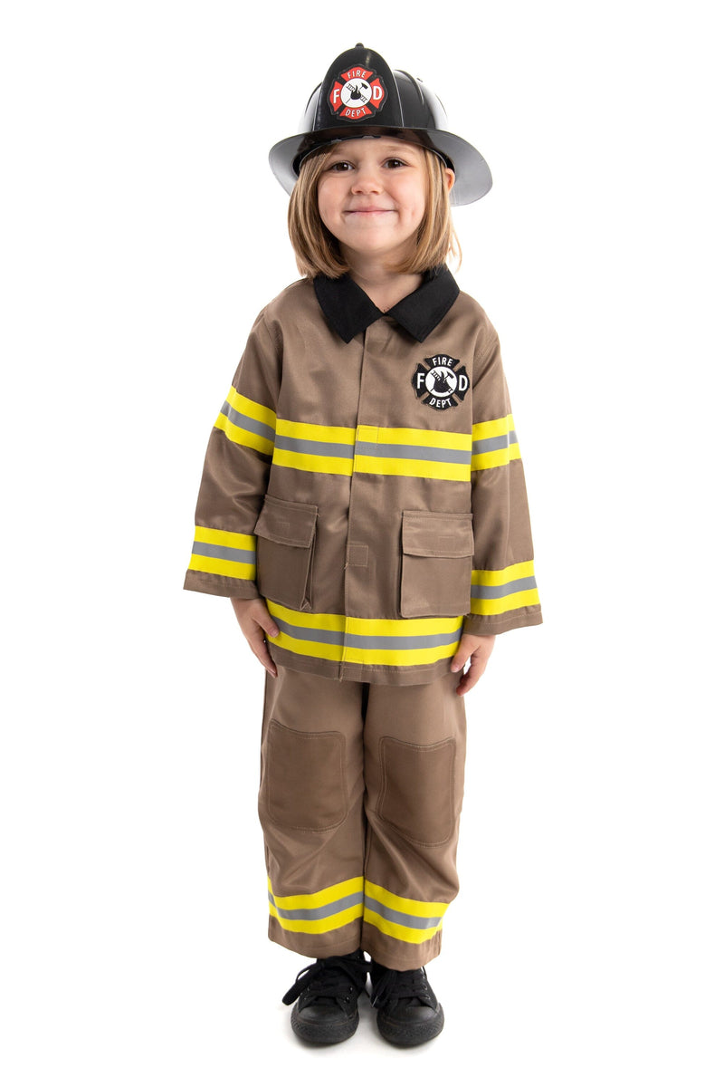 Kids Fireman Helmet Firefighter Hats Fancy Dress Accessori LT