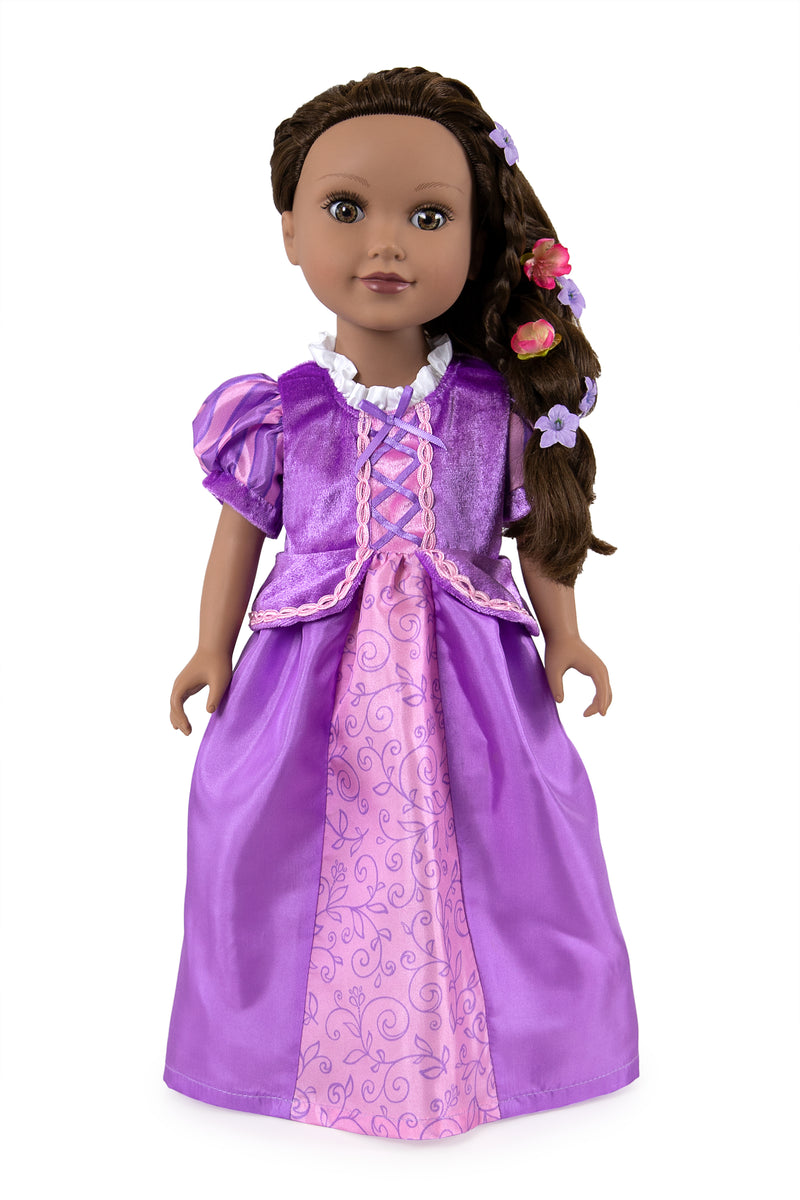 white christmas dresses Rapunzel Doll Dress