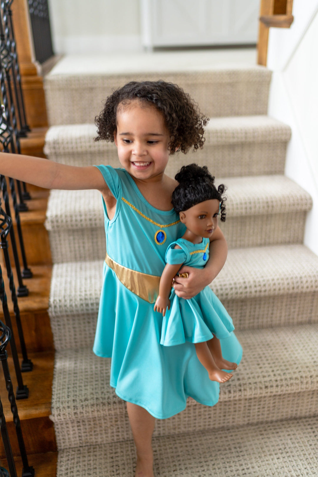twirl dress DRESSES millie + roo Designed with a scoop back for quick on and off Unicorn Twirl Dress