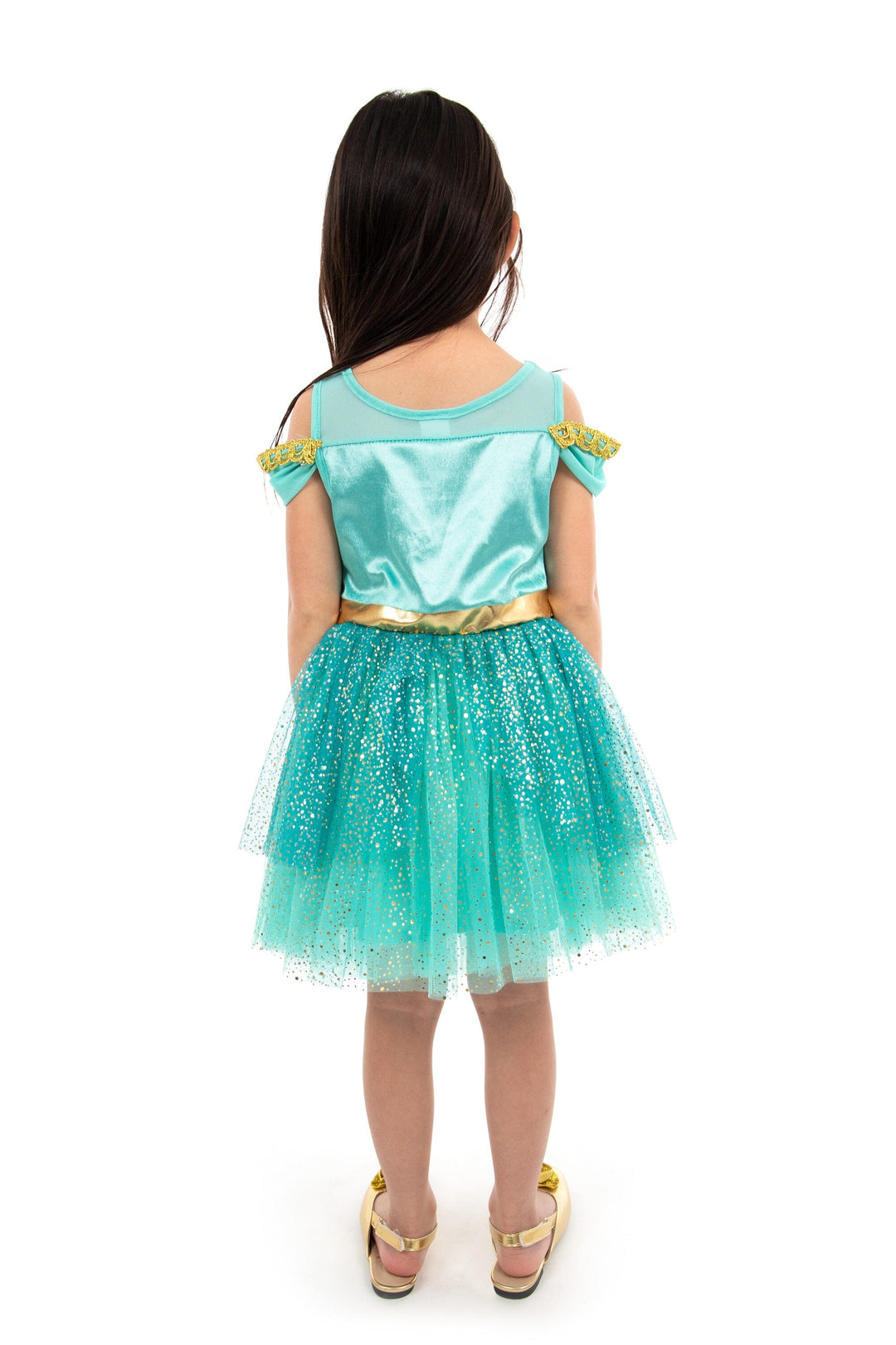 gold oasis dress Citron Gilded Palm Oasis Dress XS main image 0