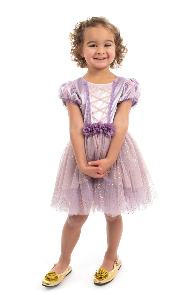 little adventures classic rapunzel dress Little Adventures Deluxe Rapunzel Princess Dress Up Costume (Small Age 1-3)