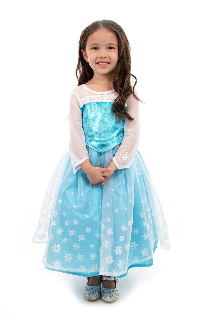 little adventures ice princess dress Deluxe Guna Kinne's Latvian dress length dress vestidoniña5-14 Size:Pre-order Custom Size >11 +$80