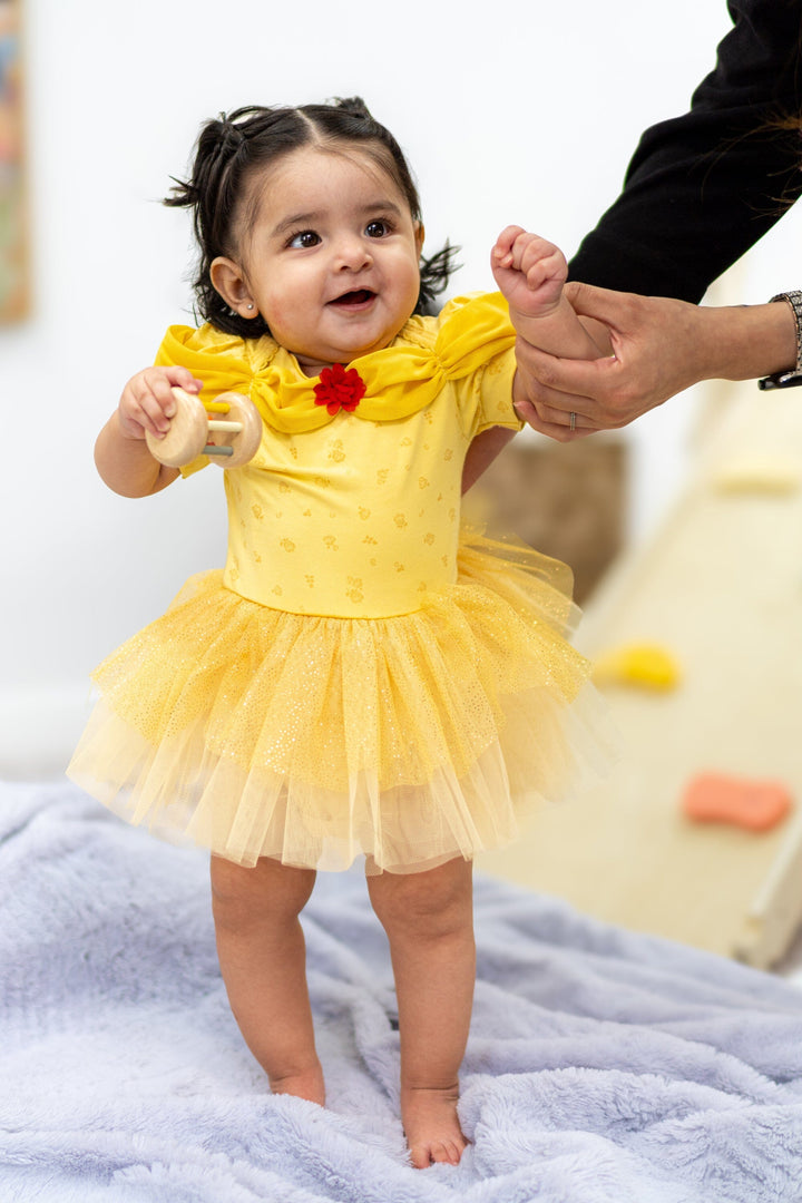 Baby Yellow Beauty Dress 6-9-months | Little Adventures | Children's Dress Ups & Costumes