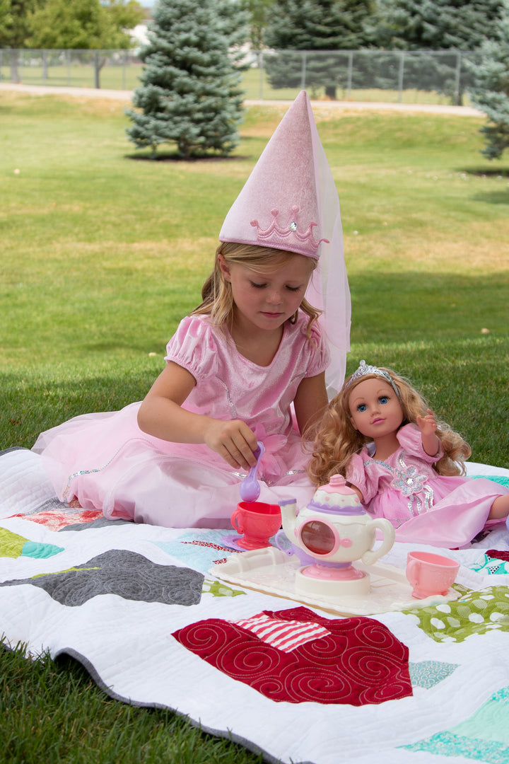 Doll Dress Royal Pink Princess – Little Adventures