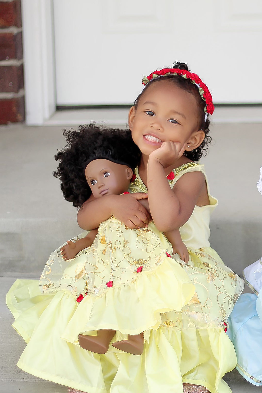 Little Adventures Doll Dress Yellow Beauty