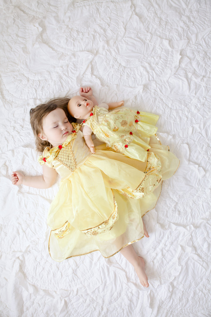 Doll Dress Yellow Beauty | U.S. Free Shipping