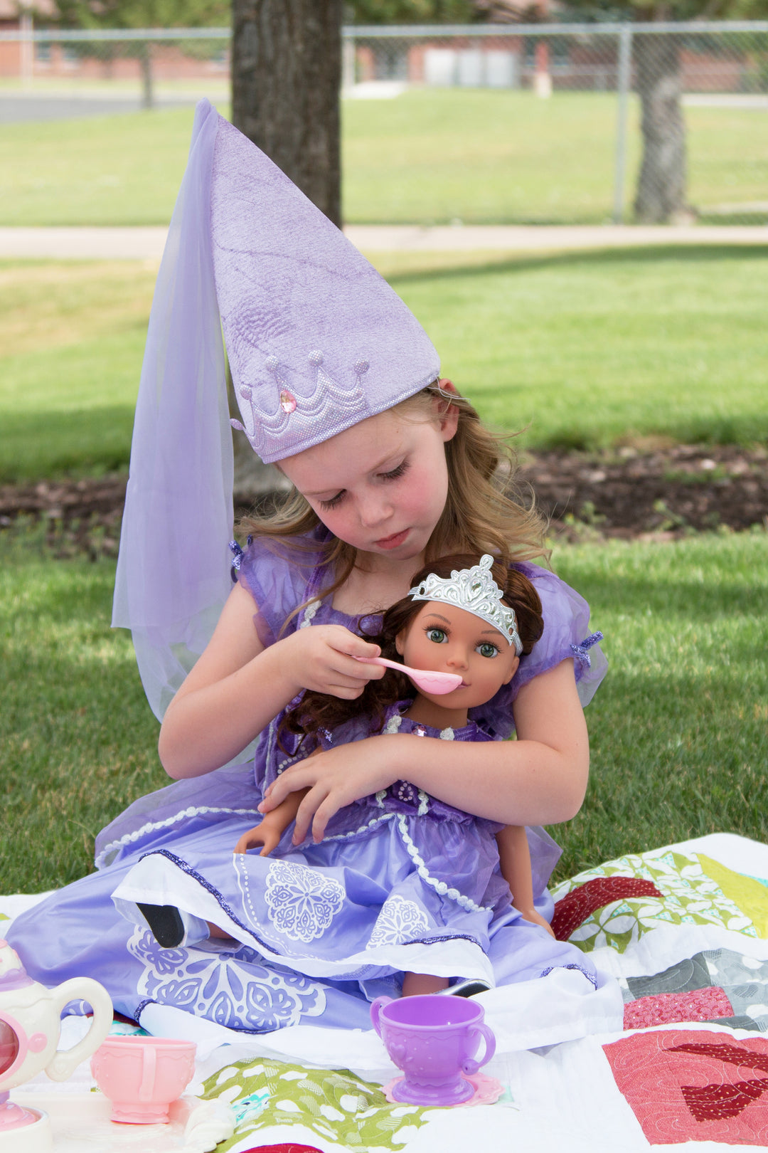 Doll Dress Purple Amulet Princess – Little Adventures