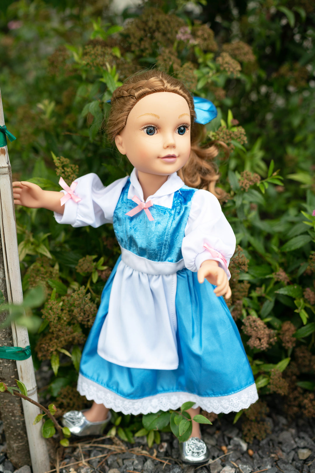 Doll Dress Beauty Day Dress with Hair Bow Little Adventures Doll Dress Beauty Day Dress with Hair Bow Little Adventures