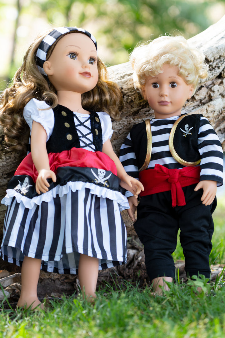 Doll Dress Pirate with Headband – Little Adventures