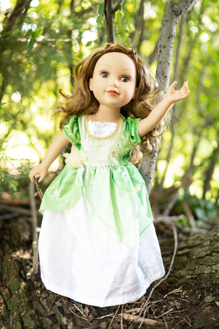 janie and jack green satin dress Clementine Dress main image 0
