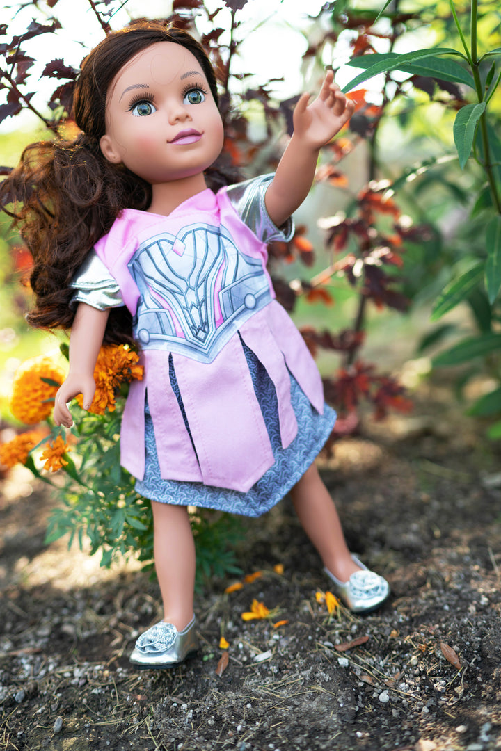Little Adventures 41410 Warrior Princess Zoie Doll Dress for Ages 3 Plus
