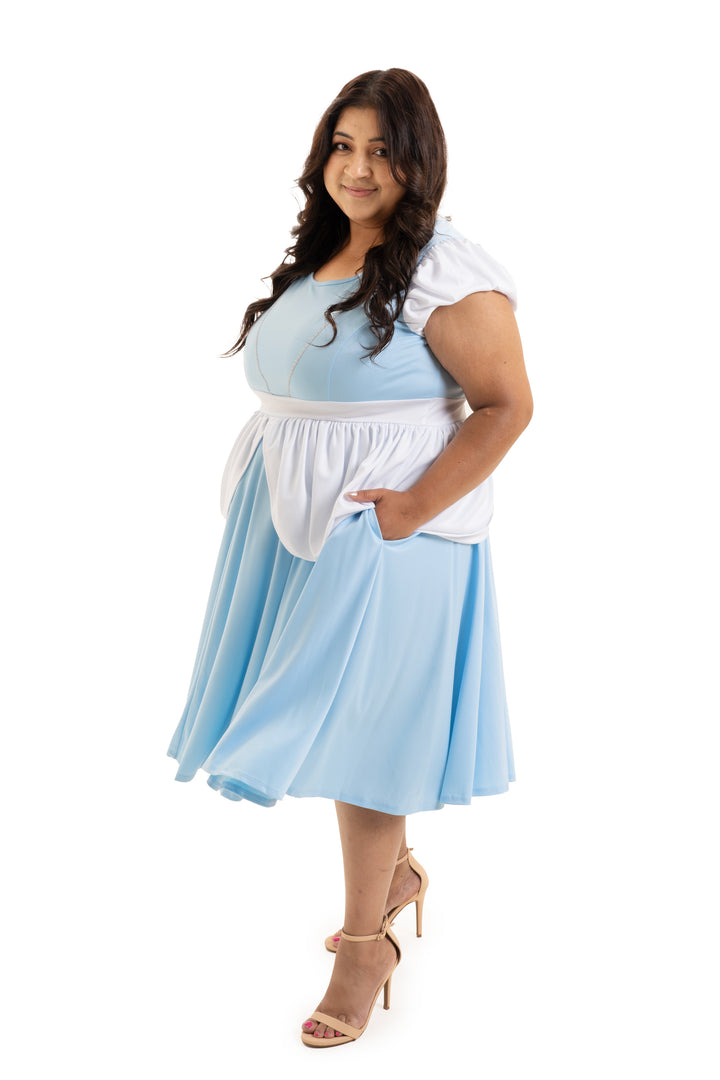 cinderella casual dress Amazon.com: Women's Disney Cinderella Costume Dress - Deluxe Adult Outfit w/Gloves, Headband & Choker