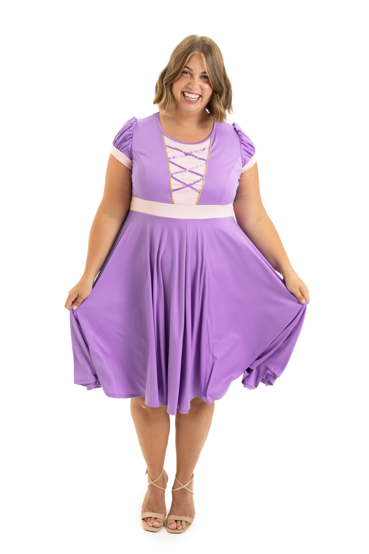 rapunzel dress adult Adult Rapunzel Twirl Dress Size 16 | Little Adventures | Children's Dress Ups & Costumes
