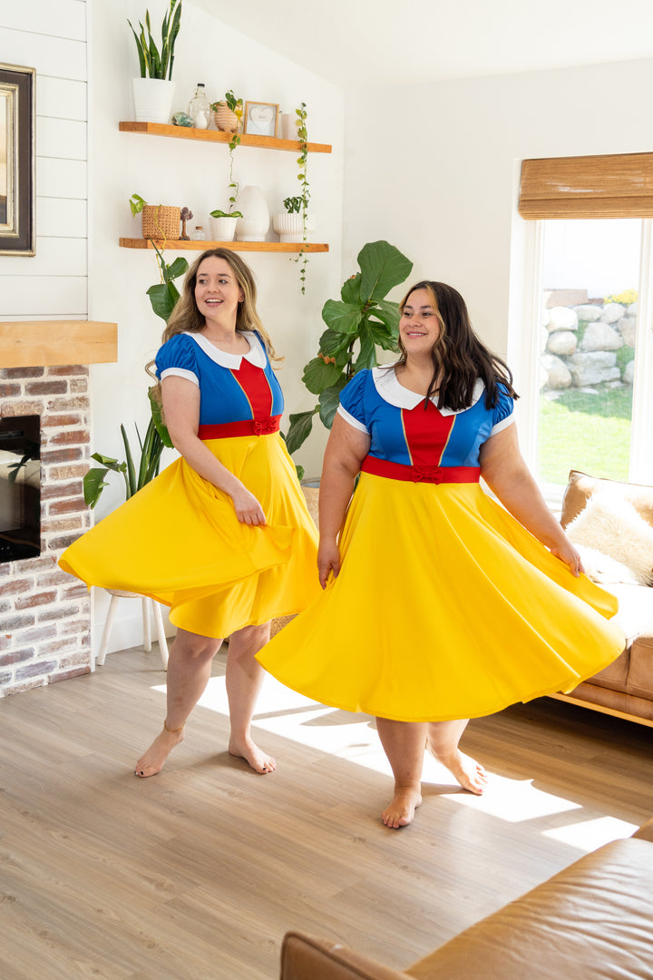 Little Adventures Snow White Twirl Princess Dress-Up Costume for Adult Women