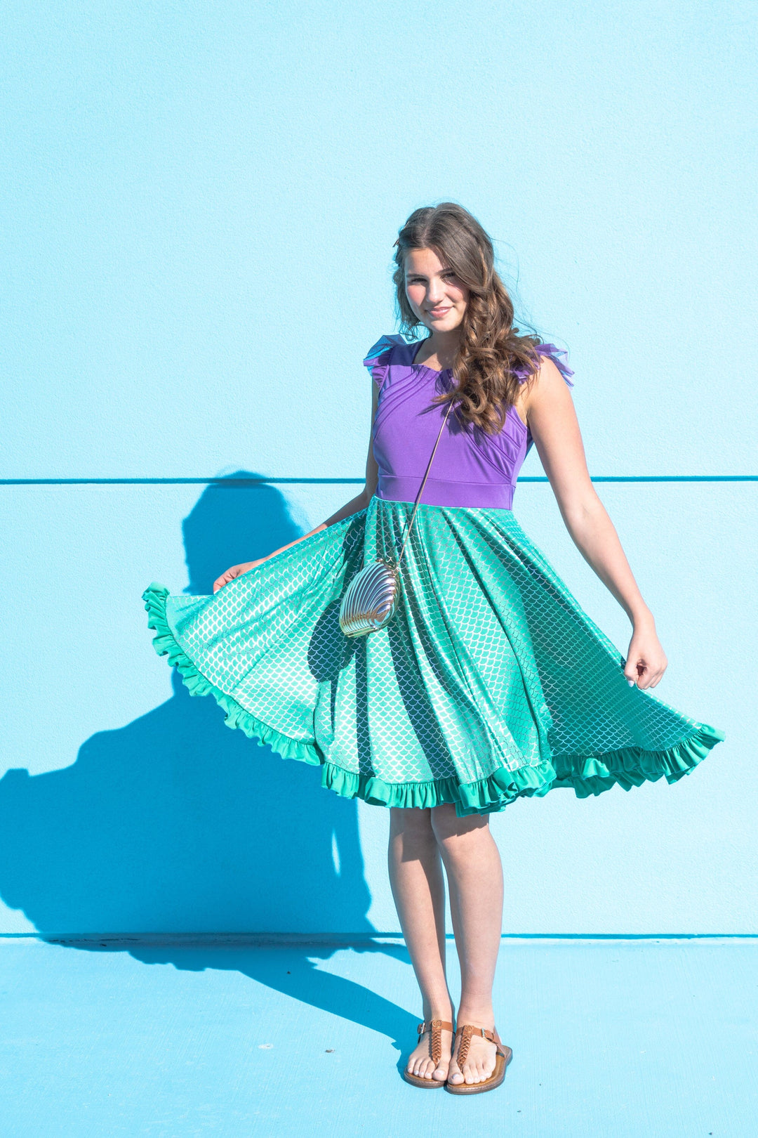 mermaid twirl dress Twirl Dress in Mermaid