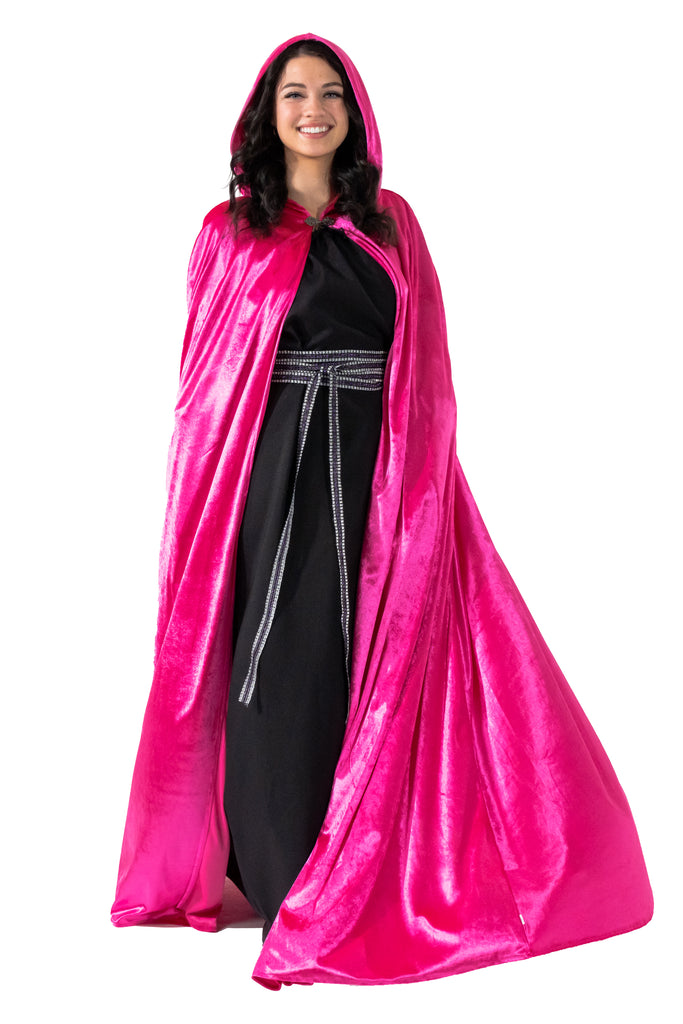 Adult Hot Pink Cloak Adult Hot Pink Cloak