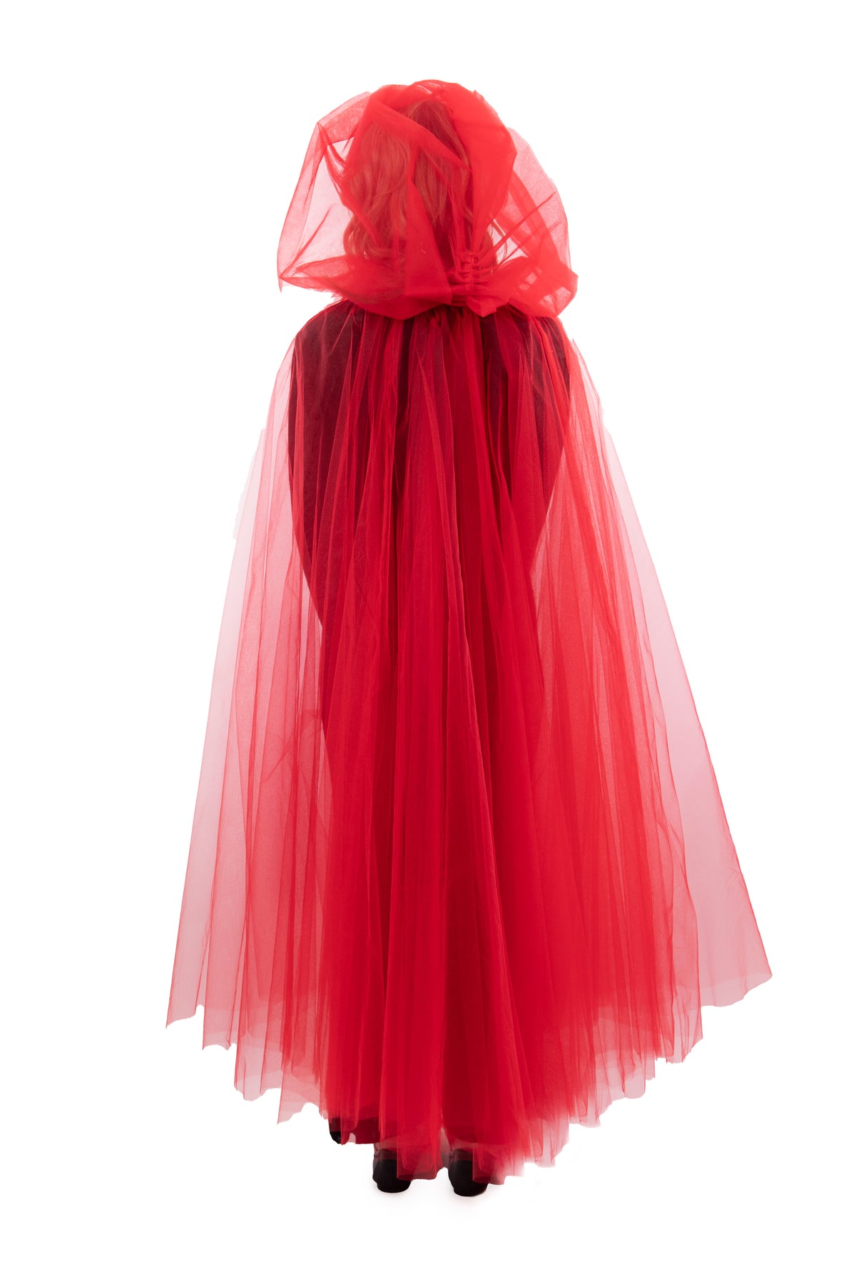 Little Adventures Adult Red Tulle Cloak 55102 (Regular) Little Adventures Adult Red Tulle Cloak 55102 (Regular)