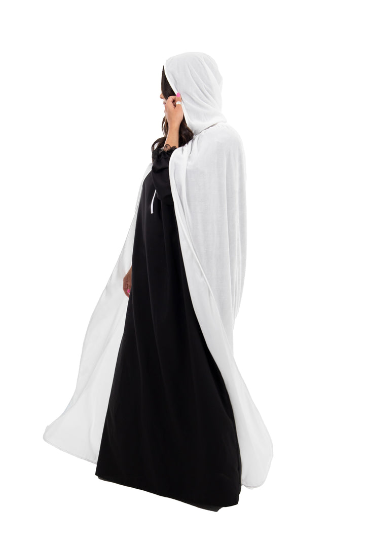 Adult White Velvet Cloak | Little Adventures