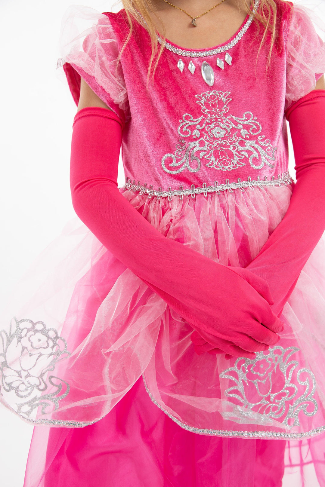 Hot Pink Princess Gloves Little Adventures Hot Pink Princess Gloves Little Adventures