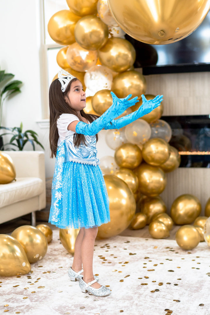 Little Adventures Silver Glitter Shoes