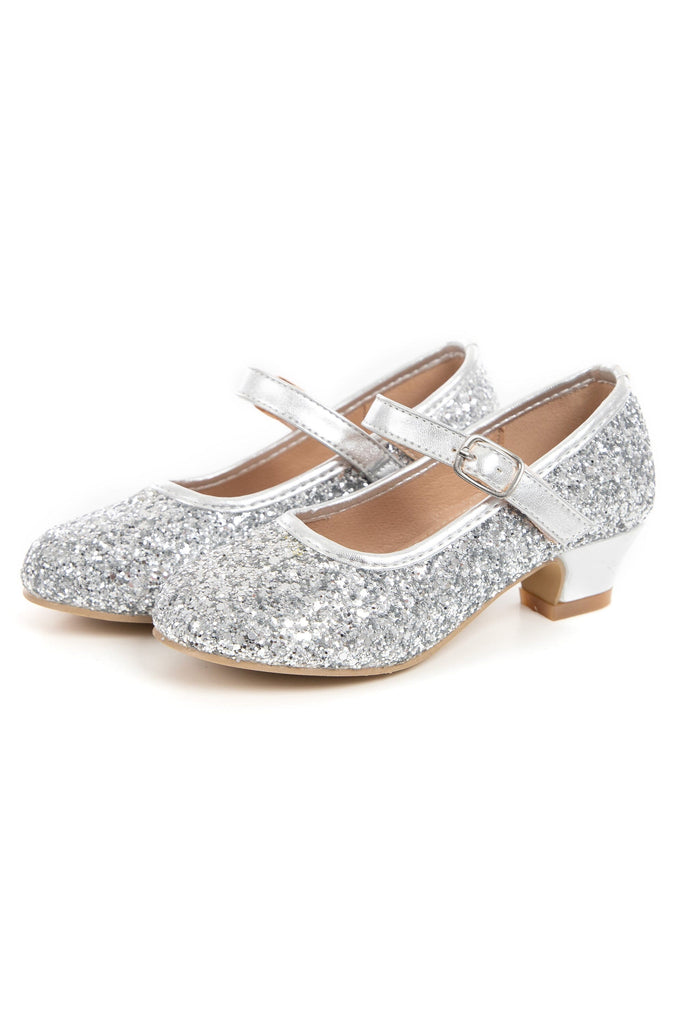 ladies silver dress shoes Floral Pearl Women's Wide Width Evening Dress Shoes for Wedding, Prom, & Dinner Silver 7.5