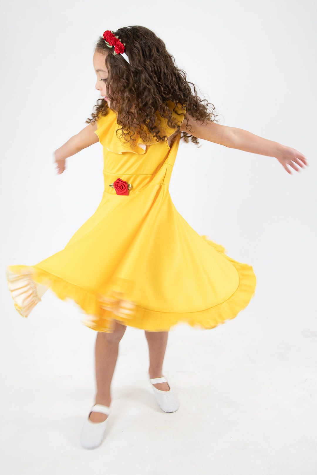 Little Adventures 10020 Yellow Beauty Twirl Dress Little Adventures 10020 Yellow Beauty Twirl Dress