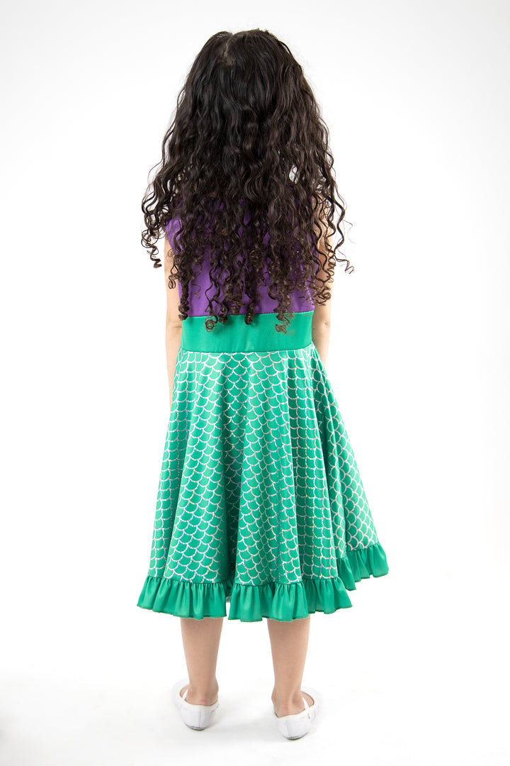 mermaid twirl dress Little Adventures Mermaid Twirl Dress, Size 6