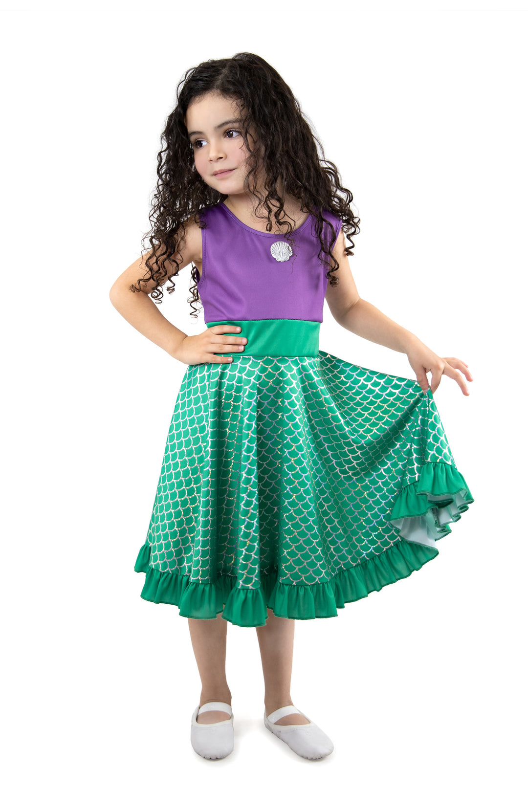 chinese dress ladies Little Adventures Mermaid Twirl Dress, Size 12