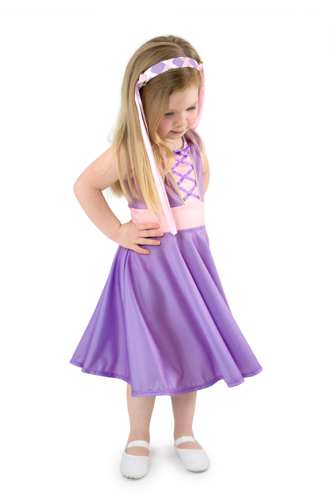 open lace back dress Tennis Princess Twirl Dress
