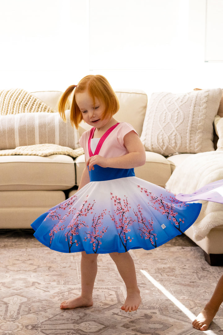 Cherry Blossom Twirl Dress – Little Adventures