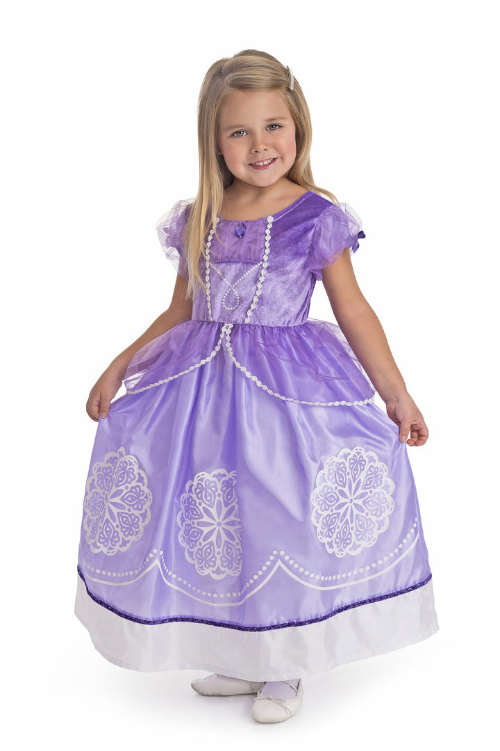 character purple dress Fairy girl with wings cartoon character in a purple dress
