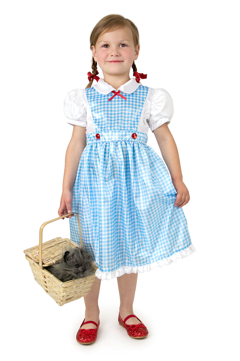 Little Adventures Kansas Girl with Bows Dress Up Costume