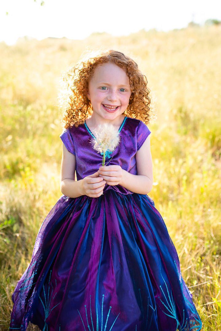 strapless open back dress Purple Ice Princess – Little Adventures