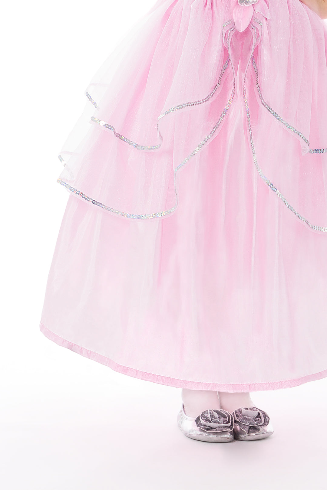 Disfraz Cenicienta Niña Amscan- Pink Royal Princes Costume Disfraz De Hada Florida Color Melocotón – Edad 18 – 24 Meses – 1 PC, Rosa (9904098 Disfraces Niña