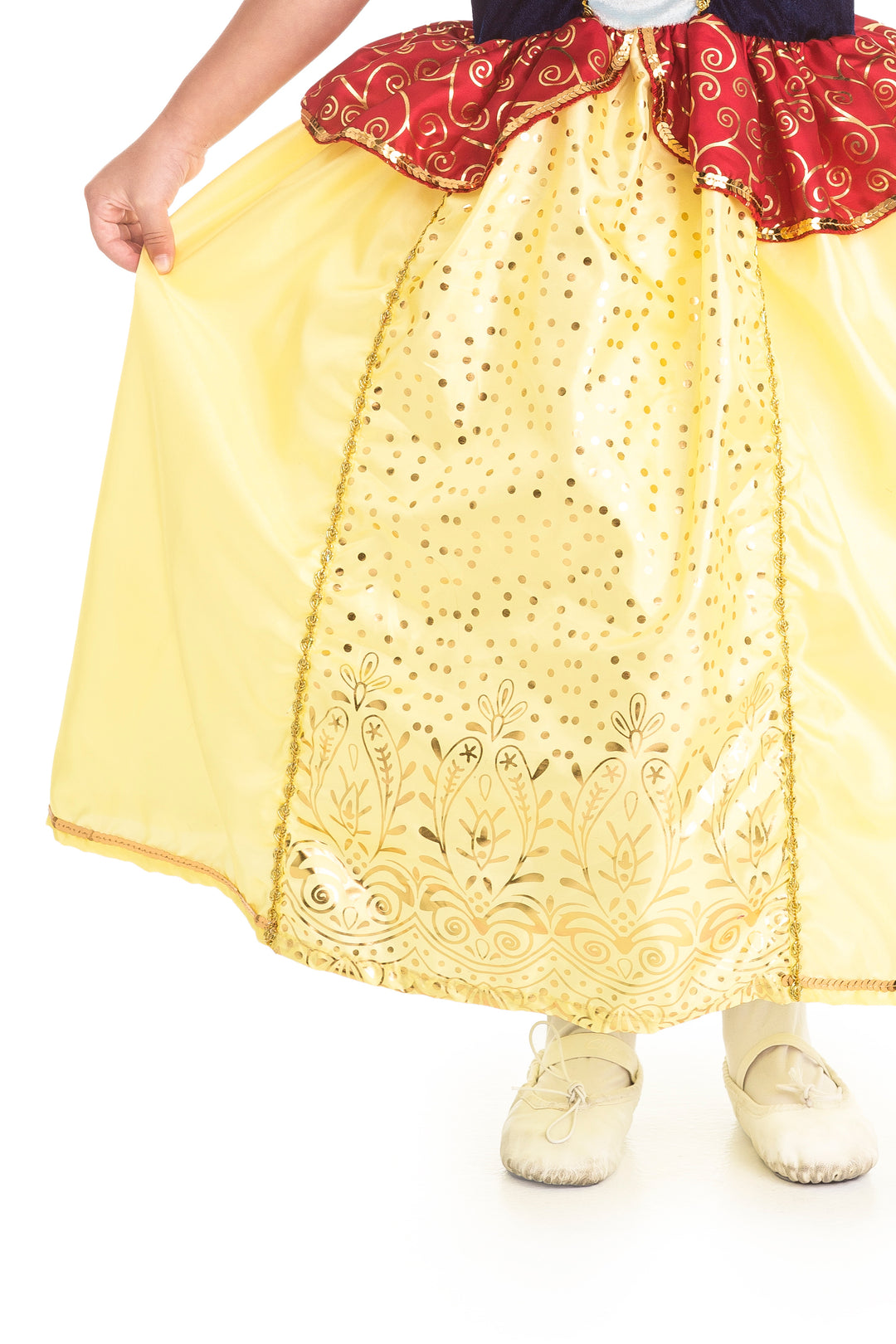 strapless open back dress Little Adventures Girls' Snow White Dress