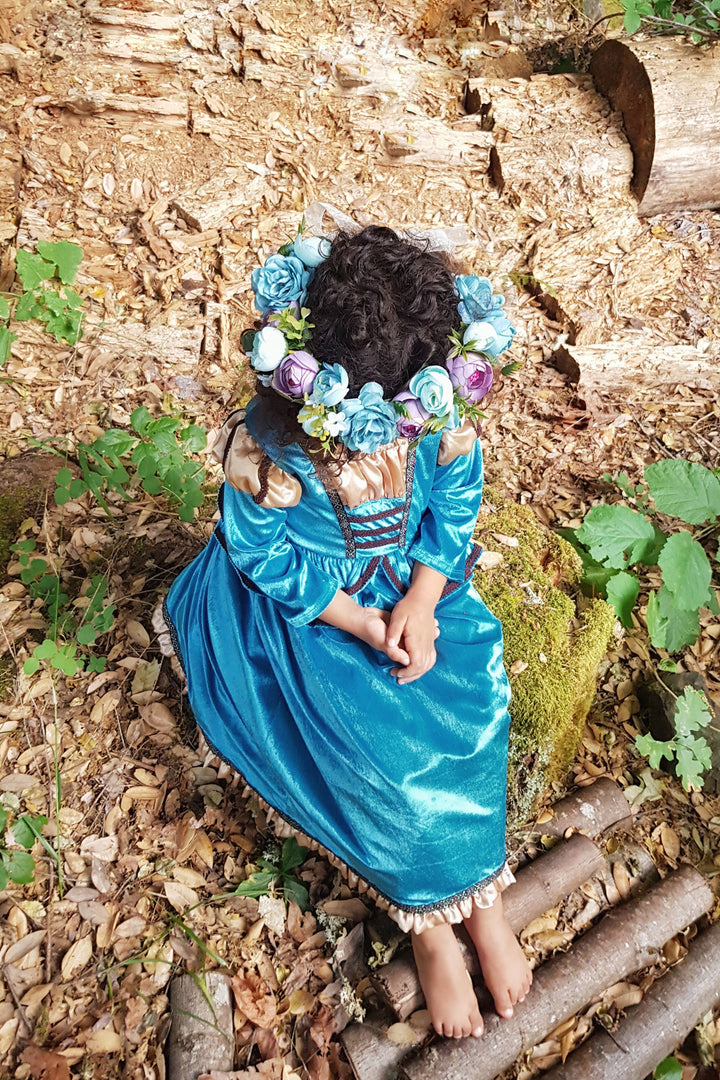 open lace back dress Little Adventures 11362 Scottish Princess
