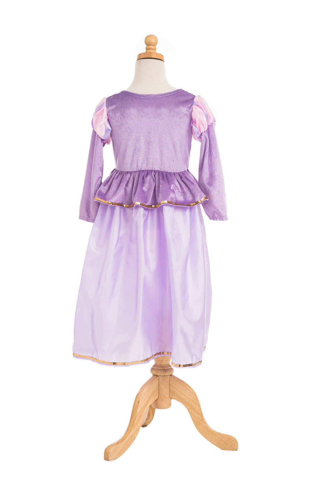 open lace back dress Little Adventures Classic Rapunzel Princess Dress Up Costume