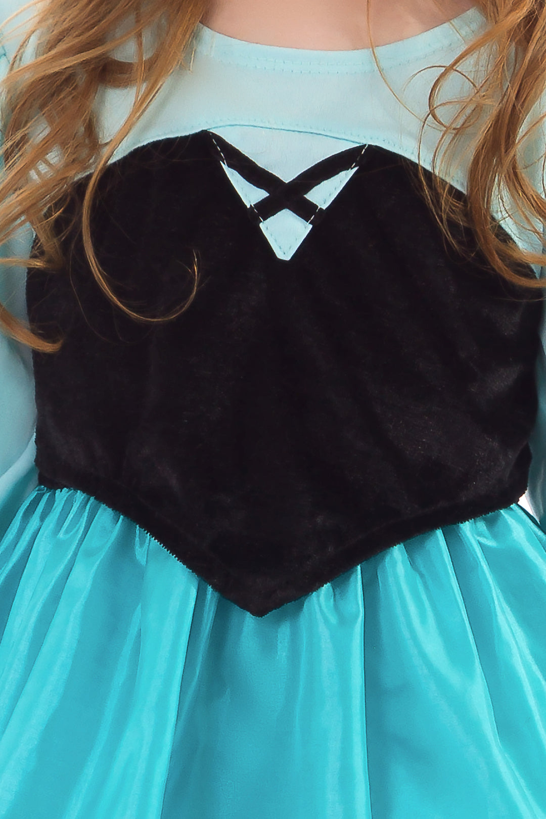 Little Adventures Mermaid Day Dress with Bow Dress for 9-11 Years | Size 2XL in Light Blue