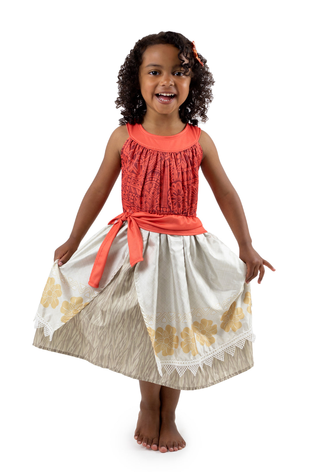 Little Adventures 11464 Island Princess with Hair Clip Dress for 11-13 Years