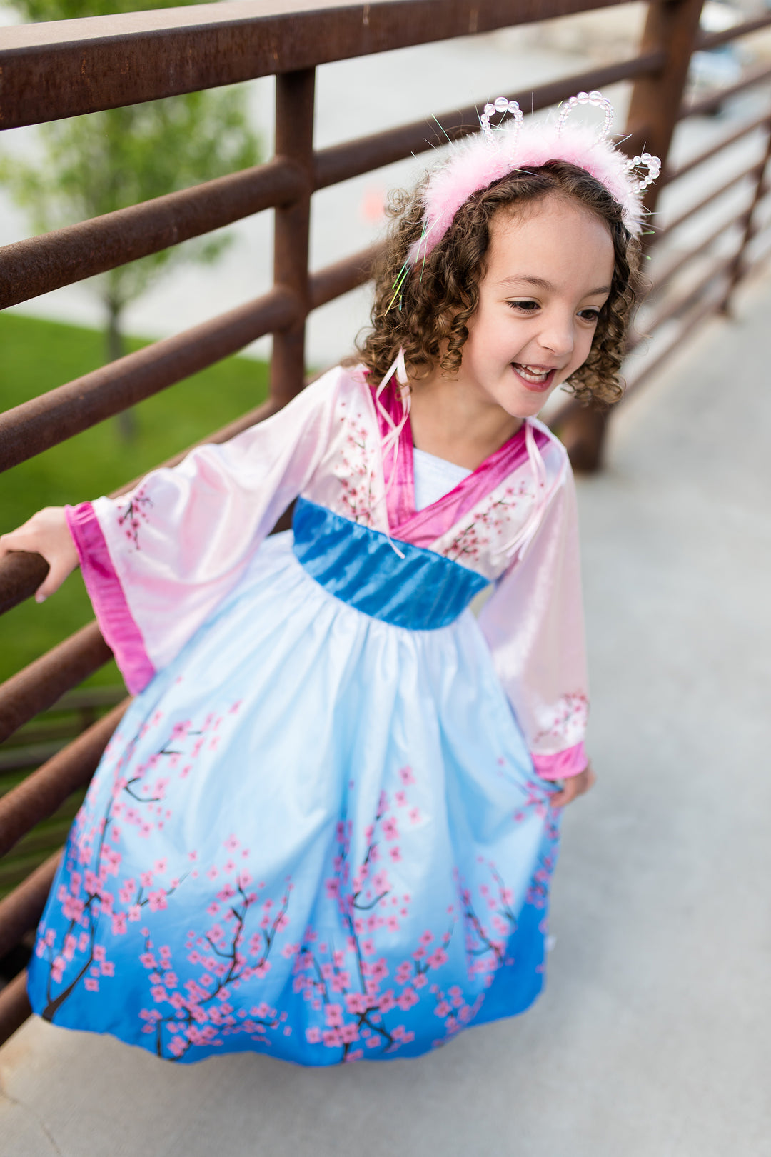 Little Adventures Cherry Blossom Princess Dress Up Costume Little Adventures Cherry Blossom Princess Dress Up Costume