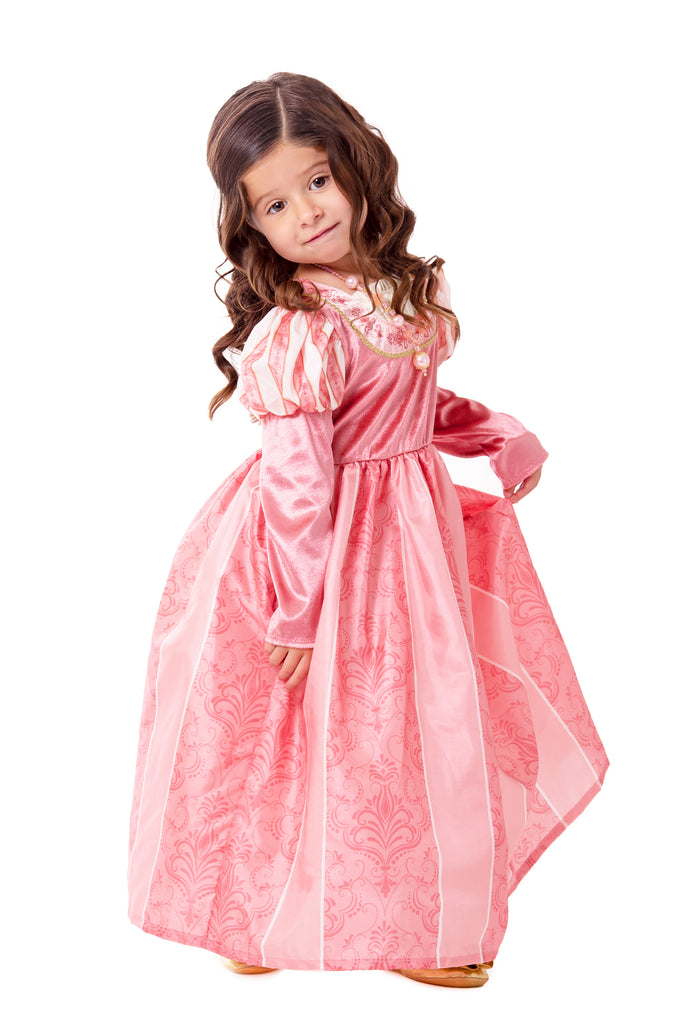 Kids Twinkle Stars with Coral Princess Gown  Kids Princess Designer Wear  Online – www.
