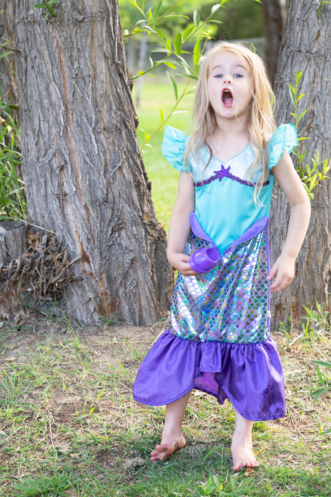 Purple Sparkle Mermaid – Little Adventures