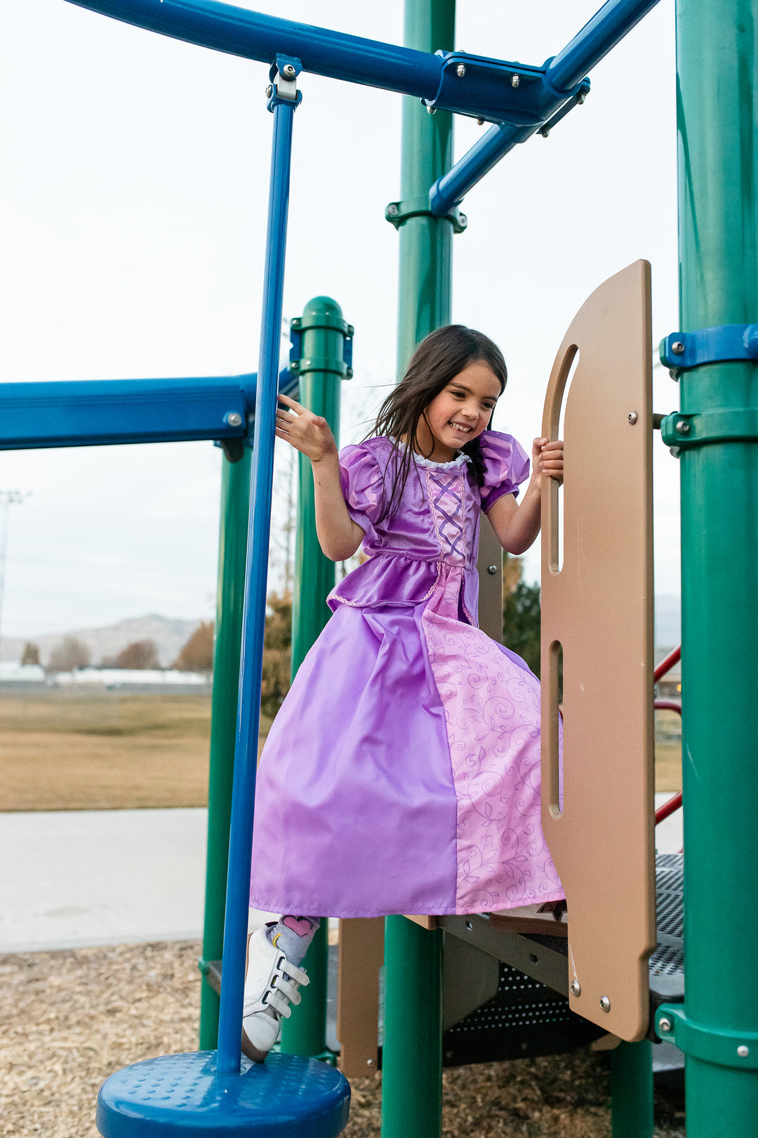 white christmas dresses Little Adventures Classic Rapunzel Dress Up main image 1