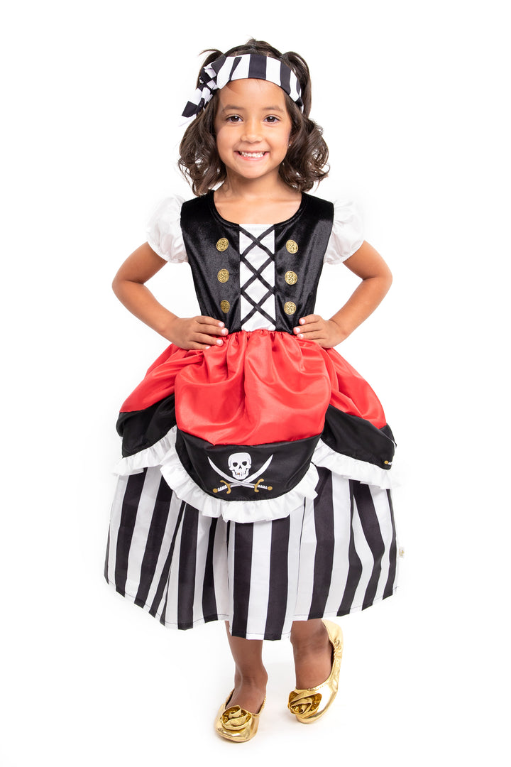 Little Adventures Pirate Dress with Headband