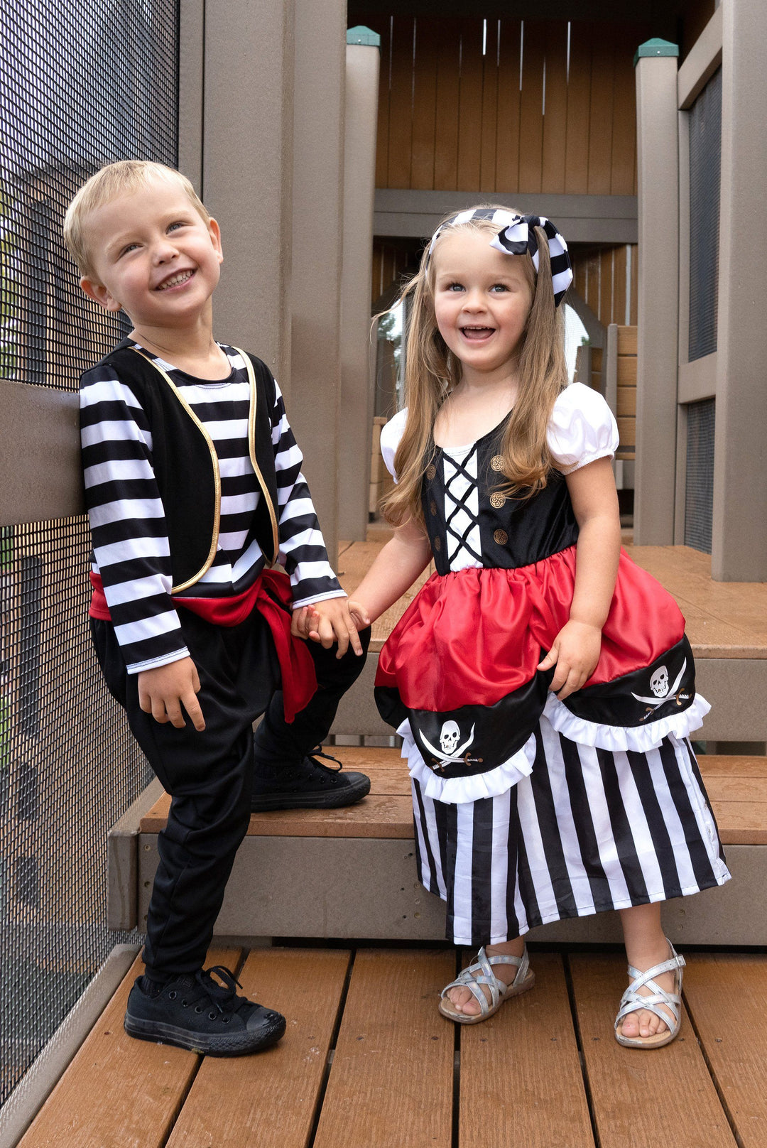 Little Adventures Pirate Dress with Headband