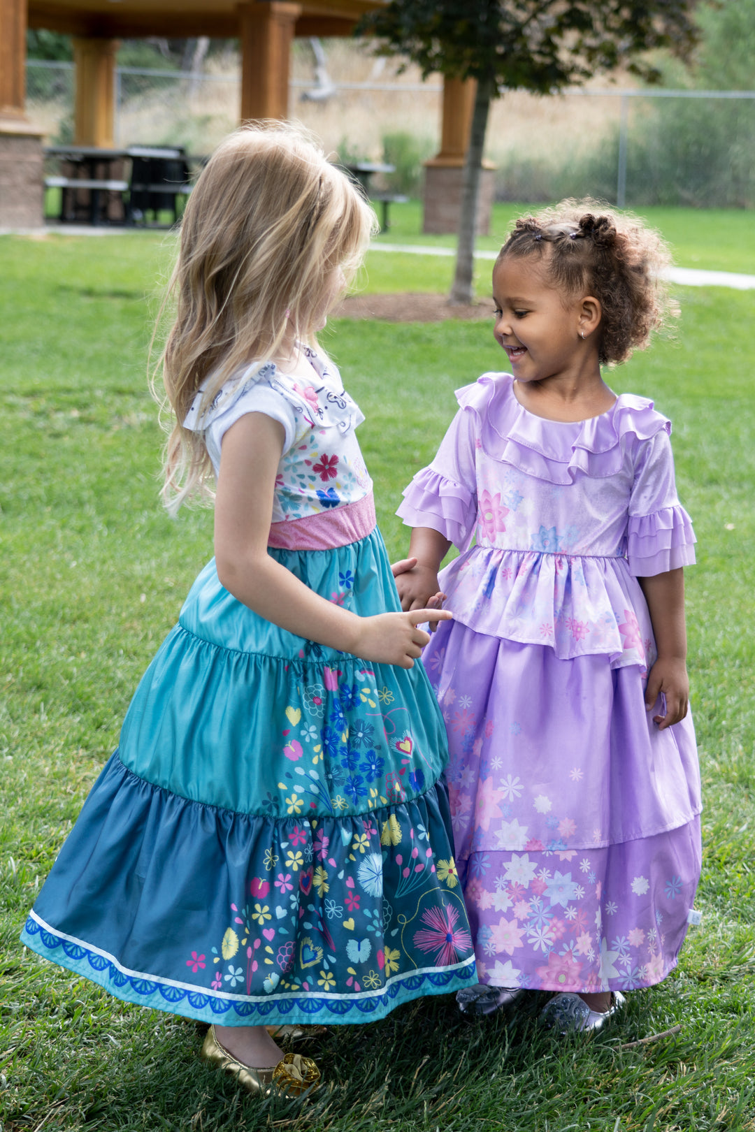 open lace back dress Little Adventures 12195 Flower Princess Dress for 9-11 Years