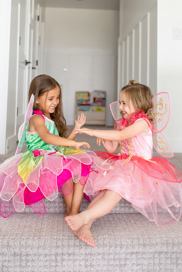 fairy butterfly dress Little Adventures SCHL003169_R_M Crafted from the softest Grilled Chicken Salad With Color:Black/Ivory