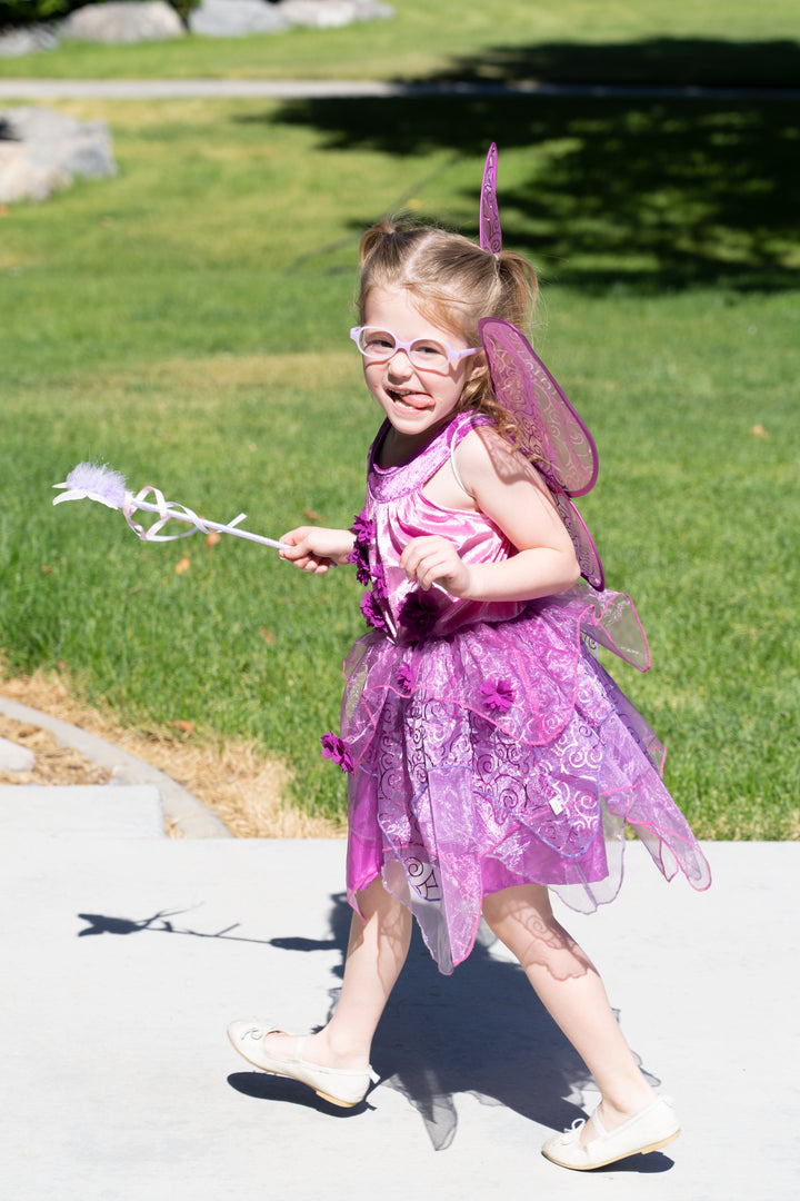 Little Adventures Purple Blossom Fairy Dress Up Costume